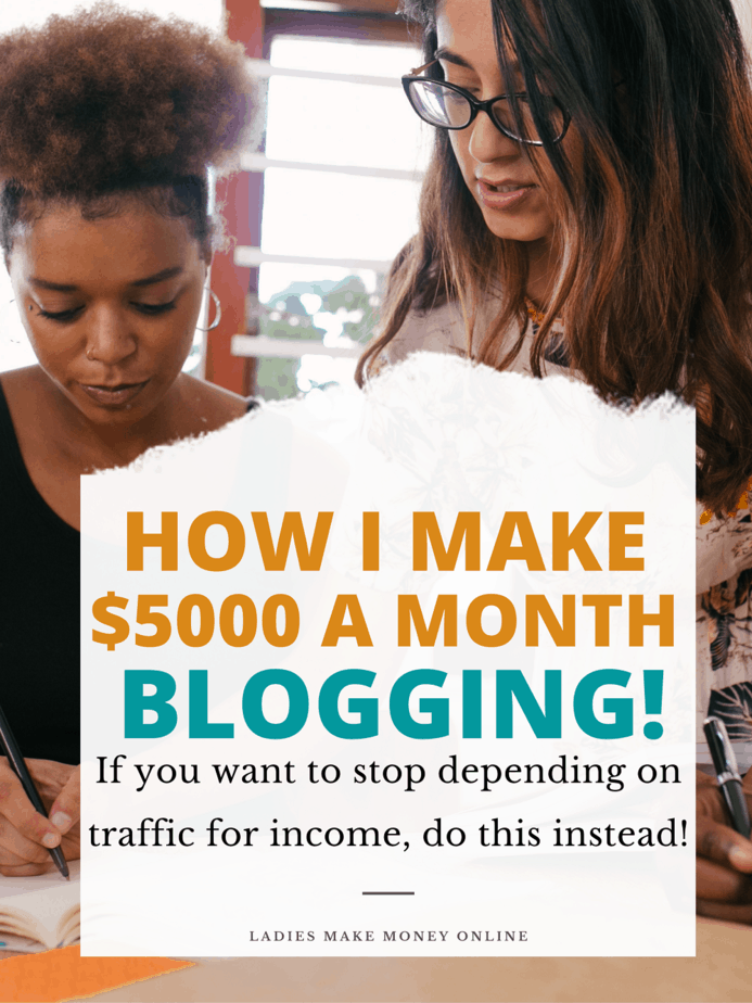 Here is how I make money with a blog even with little blog traffic.