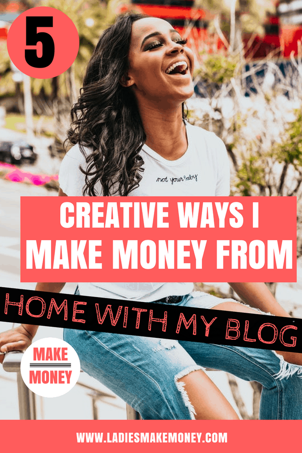 How do bloggers make money? How to earn money as a blogger? Get all your answers in this post. It explains 5 Creative ways bloggers make money online from their beginner blogs and a foolproof list of ideas to make your first blogging income. Learn how to earn real money online from blogging #makemoneyonline #makemoneyblogging #bloggersgetsocial #blogpost #bloggingtips #workfromhome Learn how to make money from home working online. The exact tips to make extra cash fast.