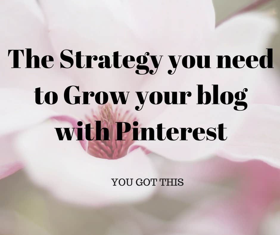 The Strategy you need to Grow your blog with Pinterest