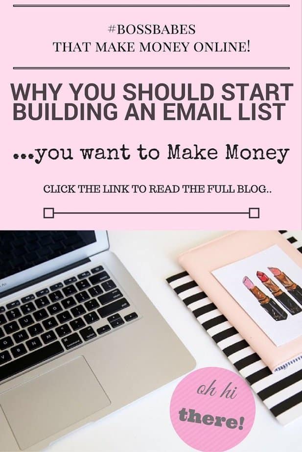 Why you should start Building an Email List if you want to Make Money