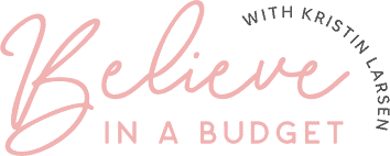 believe in a budget with Kristin Larsen