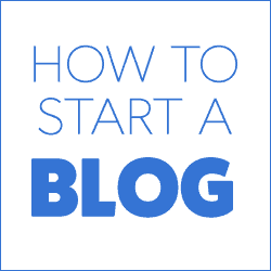 how to start a blog with blue host