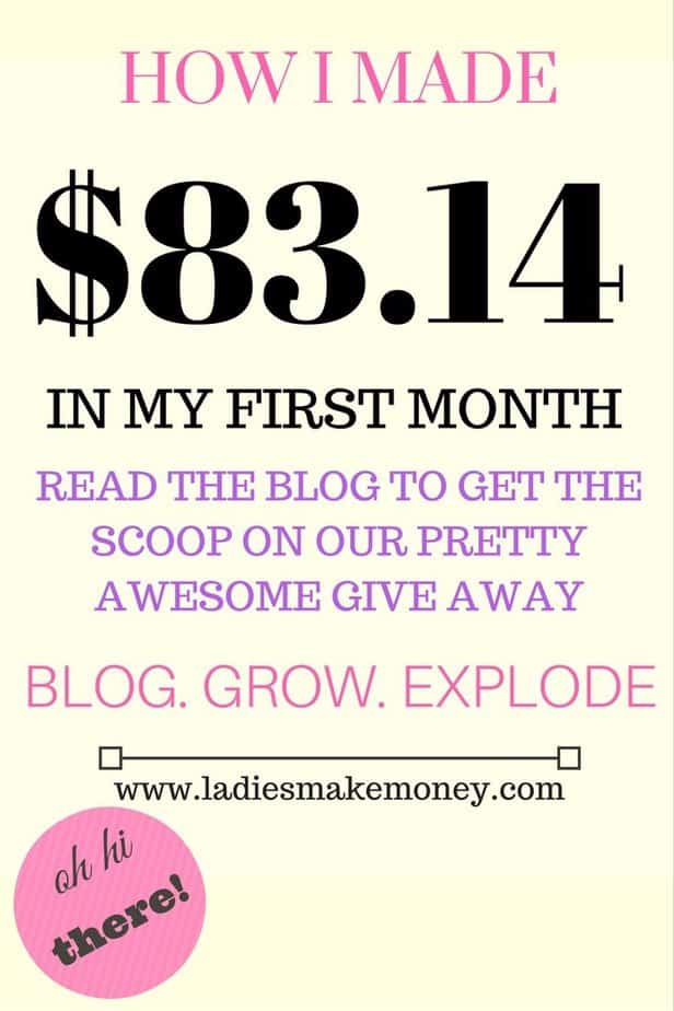 Blog Income Report- how i made money on my first month