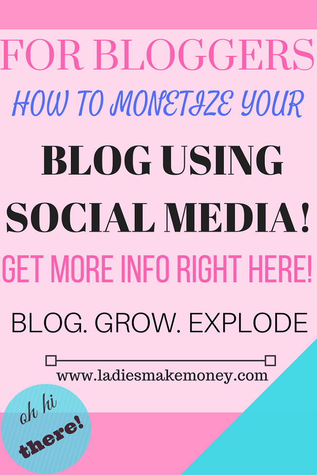 How to monetize your blog using social media as a platform