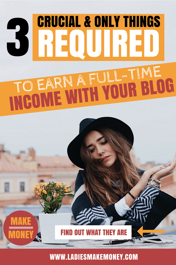 Make a full-time income with your blog. They are so many tips and ideas on how to get paid to blog on Pinterest. You only need 3 things to earn passive income and make money online with your blog. Find out how to earn real money online working from home online. We have great ideas on how to earn extra money fast using your blog. These are the best money making ideas on Pinterest! #Makemoneyonline #makemoneyblogging #bloggingtips #getoaidtoblog