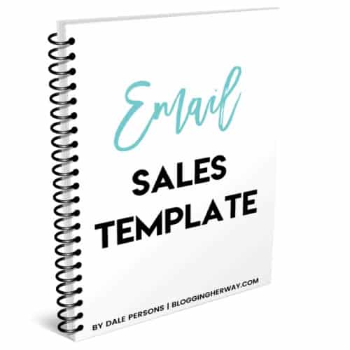 Make money with emails using this simple sales template.