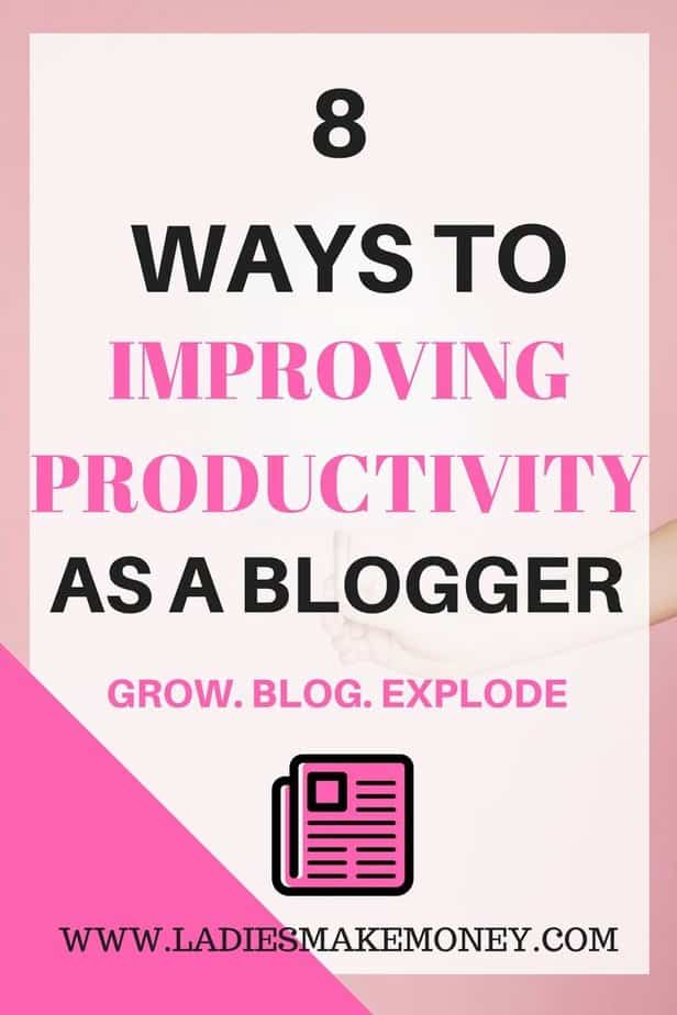 Way to improve productivity as a blogger