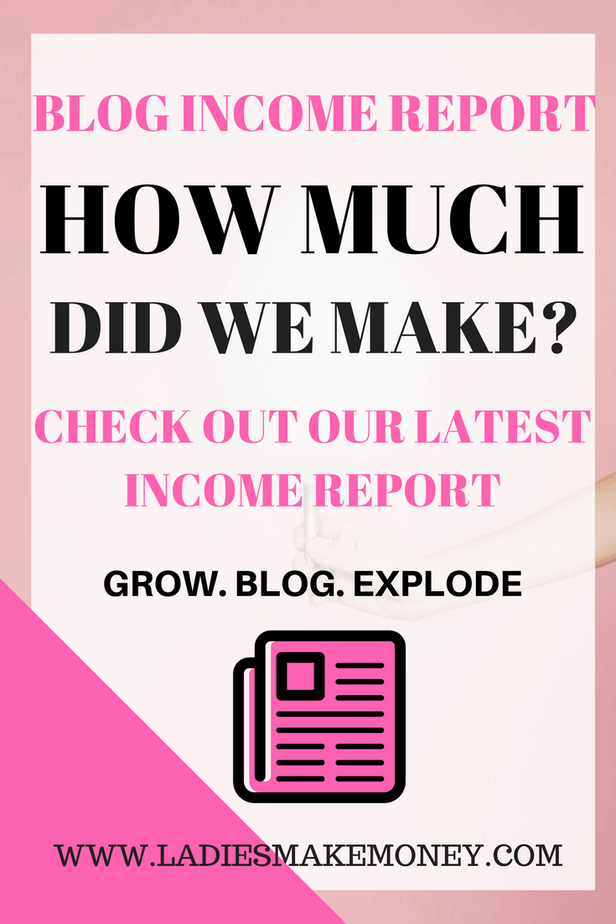 Blog income report 