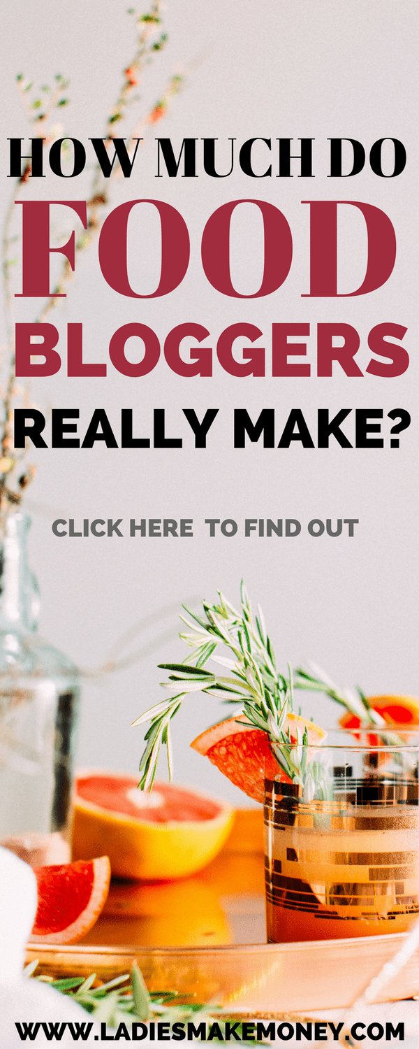 how much money can you make with a food blog