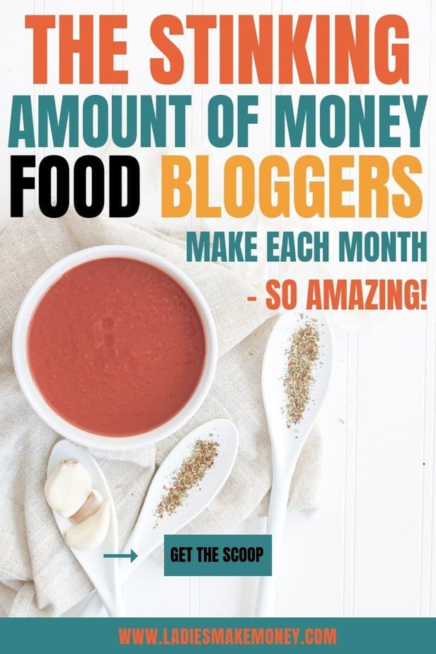 How to food bloggers make money? If you are looking to start a food blog but you need help monetizing your food blog, you might want to check out these food blog income report, They are full of tips on how to monetize your food blog #foodblogger #foodblog #food