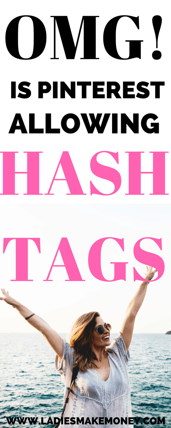 Using hashtags on Pinterest 