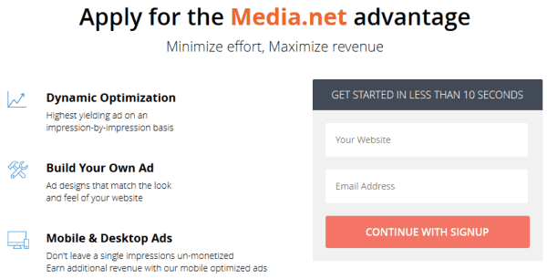 Media.net ads, best ads for new bloggers