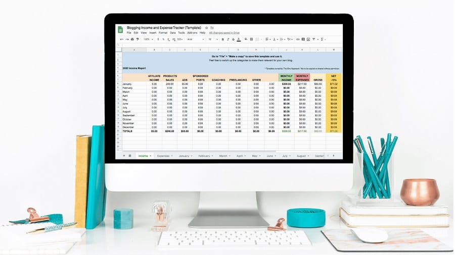 Blog Income and Expense Tracker. Here is how to keep track of your blog expenses and income. 