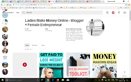 Ladies Make Money Online Pinterest