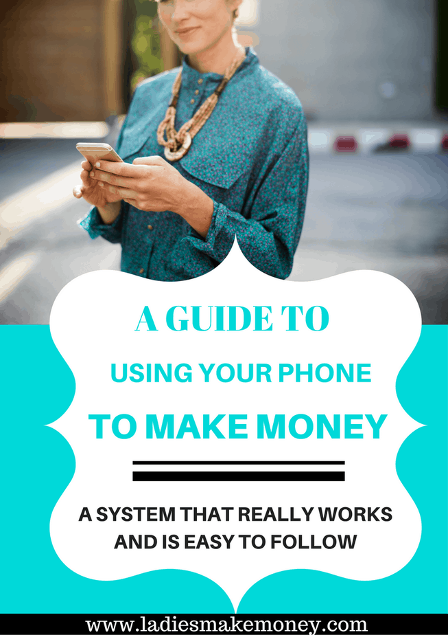 Make money from home using your phone