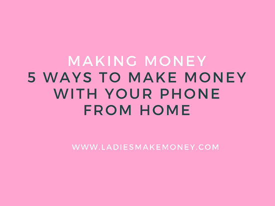 Making money from home