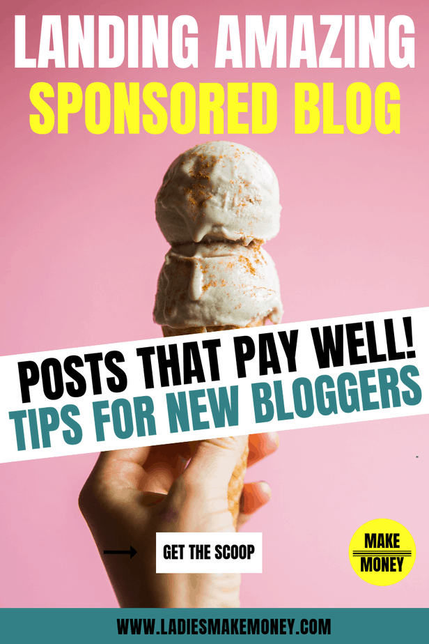 How to land Sponsored post opportunities for new bloggers. Get paid to blog by working with brands. If you are a blogger looking for sponsored blog post, check this post out. How much to charge for sponsored blog posts. Bloggers working with brands, Learn how to pitch yourself to brands and make money online #sponsoredblogposts #workingwithbrands #ladiesmakemoney #makemoneyonline