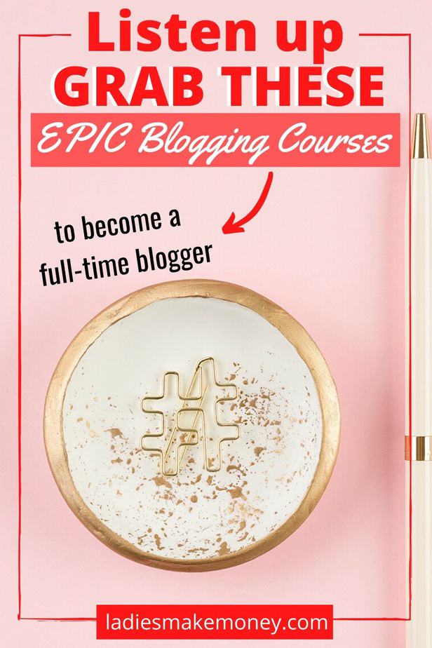 If you are looking to become a successful blogger, I recommend taking these blogging courses today. Here is a list of the best blogging courses bloggers should consider taking if they want to blog for money! Click here to see a list of blogging courses I highly recommend #bloggingcourses #bloggingtips #coursesforbloggers