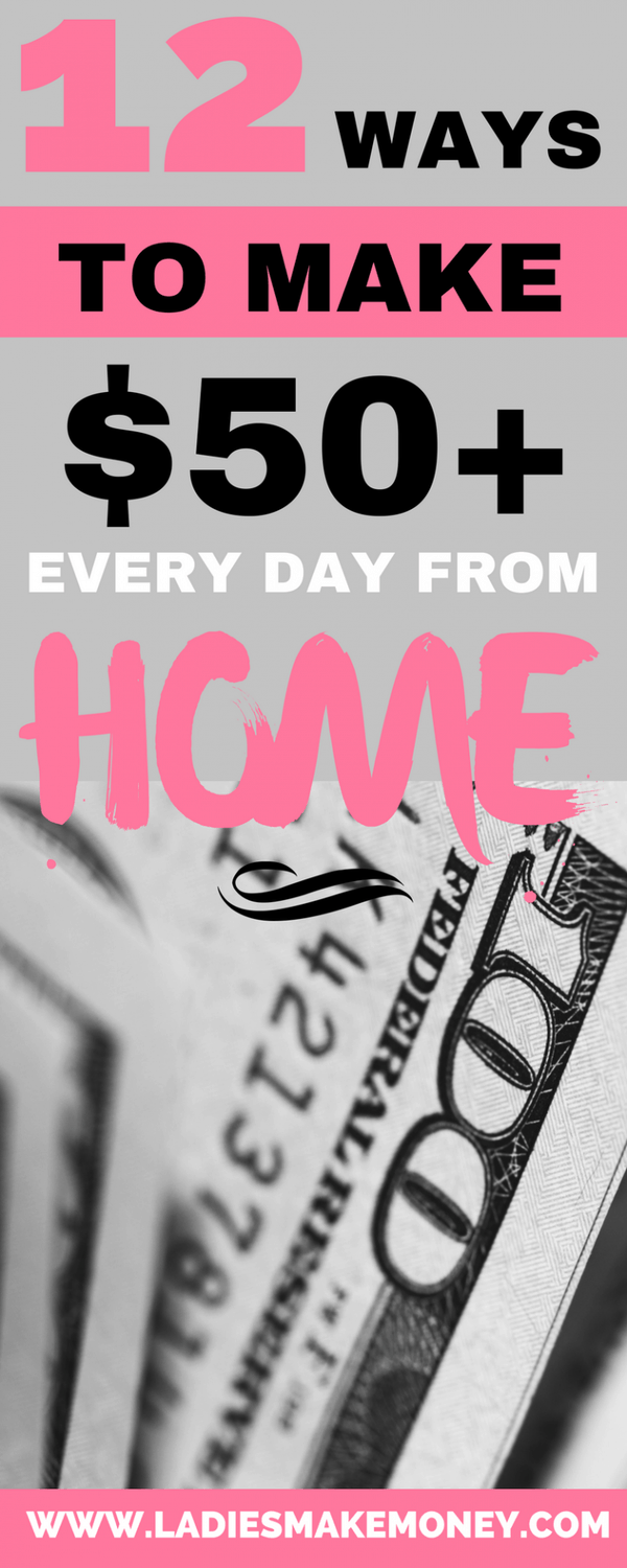 12 Quick Ways to make extra money every day from home