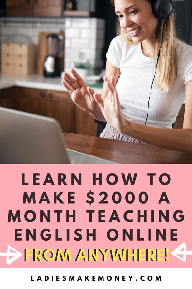 How To Make Money Teaching English Online From Anywhere! Online school has become very popular so if you are looking to make $2000 a month teaching English online, click here. People are paying for distance learning so join in. Want to earn a solid income from home with a flexible schedule? Start teaching English as a second language abroad online from anywhere, anytime.