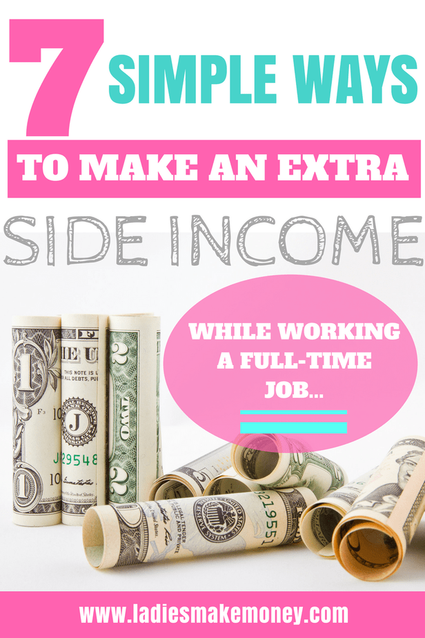 7 Quick Ways to Make Extra Income working full time fast. different ways I make extra money each month.- side hustle, side hustles, make extra money, ways to make extra money, work from home. Things to sell to make extra money fast. Make money online fast from home. How to make money online. Learn how to make extra money as a stay at home. Making money for extra income. Side hustlin that will make you extra money everyday. Ways to earn extra money. #makemoneyonline