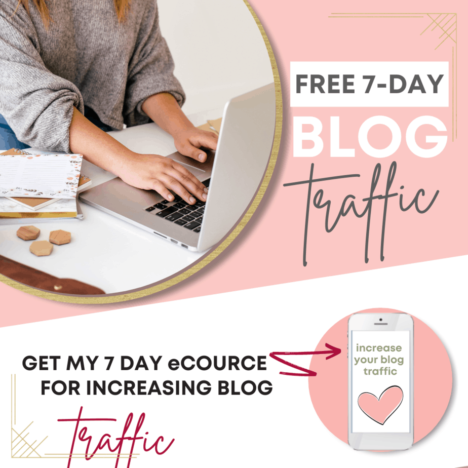 Grow your blog traffic using our 7-day mini course that is completely free.