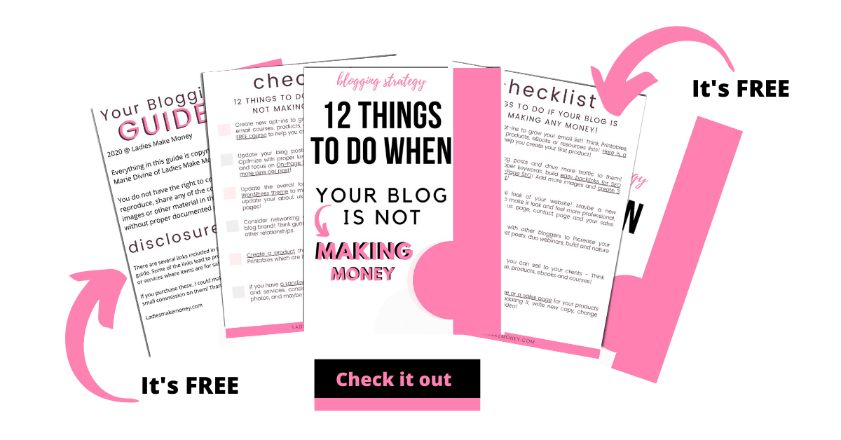 What to do if your blog is not making any money.