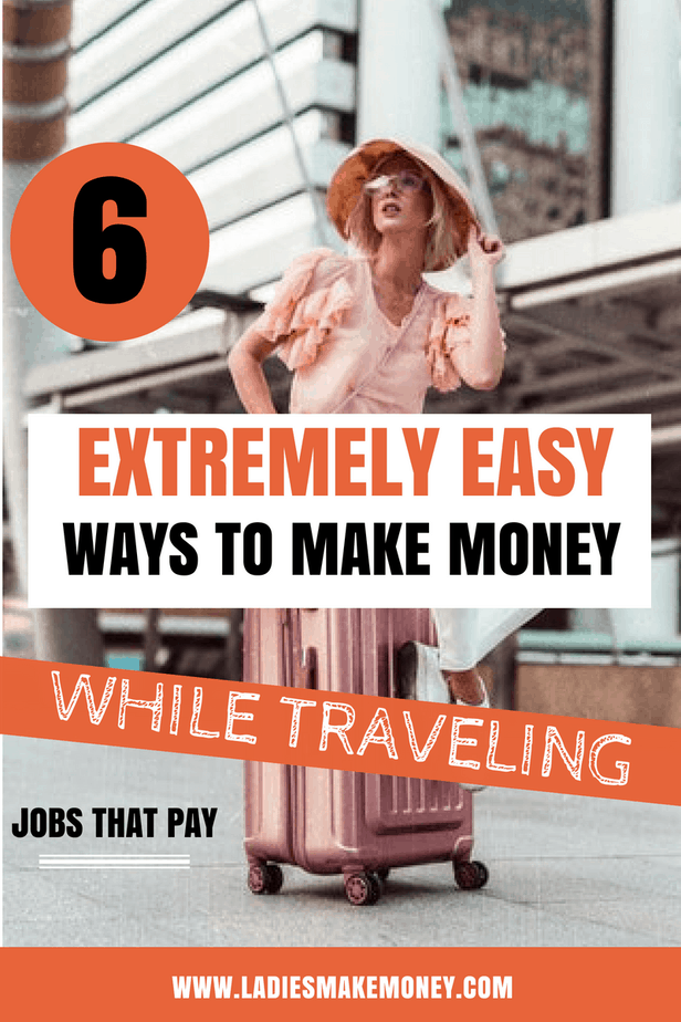 Looking for Ways to make money while traveling? Want to make MONEY while traveling? Check out these awesome ideas to earn an income while traveling | Professional Travel Blogger | Travel job ideas. The best travel jobs for travel bloggers to make extra money online. Here are tips to make a living while traveling. Get paid to travel. Make money online while traveling. #travelblogger #makemoneyonline #seetheworld #Travelhacks