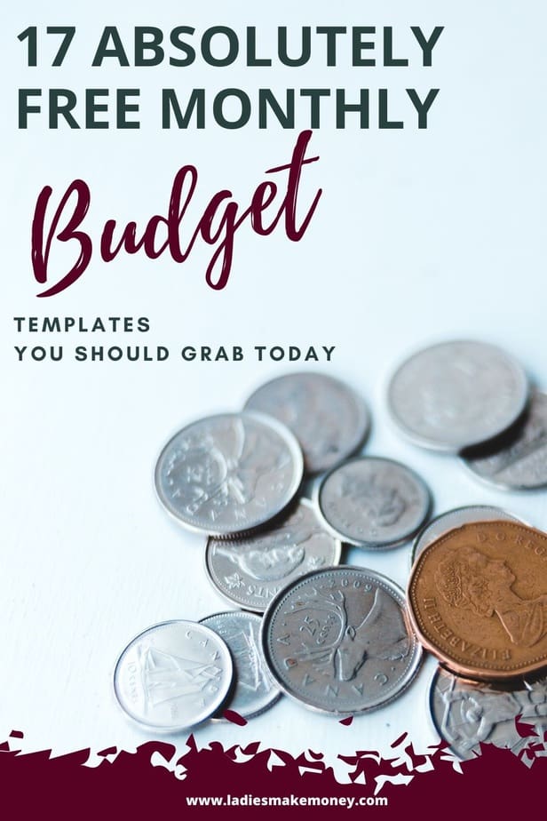 17 Brilliant and FREE Monthly Budget Template Printable