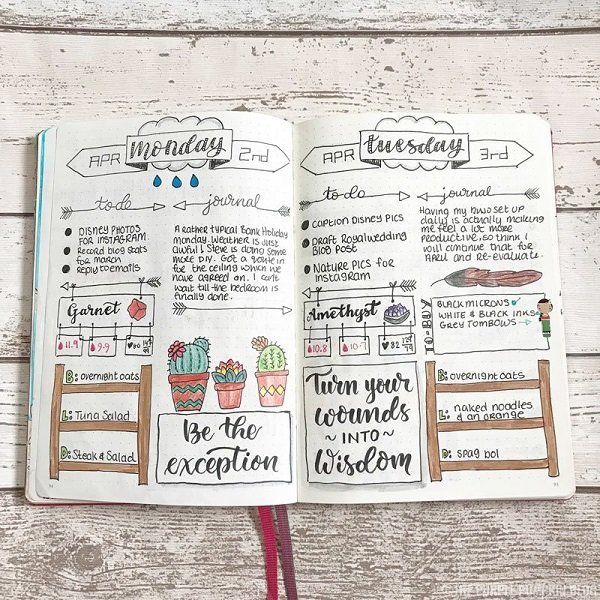 Here are a few bullet journal ideas. A few bullet journal inspiration, How to start bullet journal for beginners. Perfect Bullet Journal Layouts #bulletjournal #BJ