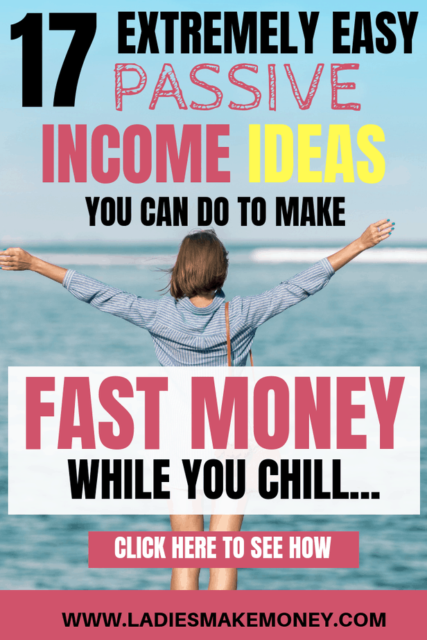 Are you ready for an epic list of passive income ideas? Learn how to make money work harder for you so that you can quit your job. Whether you have a full-time job or you're a stay at home mom, you can work online or from home with these passive income ideas to earn extra cash. Earn more than $500 every month! Build wealth with these money making ideas! Achieve financial freedom today! Read the best money making tips! PIN ME for later! #passiveincome #makemoney #makemoneyonline #workfromhome