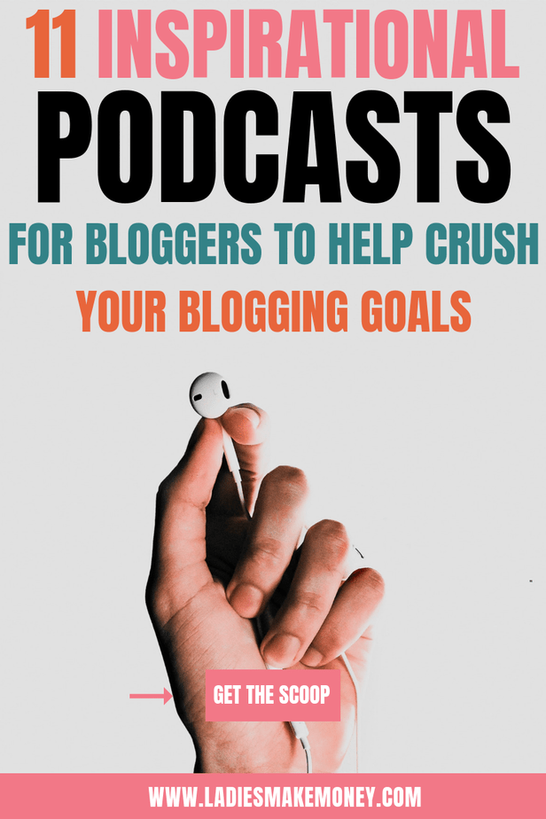 Podcasts for bloggers to inspire you to become better bloggers. Grow your blog by listening to these motivational podcasts. A lot of those on the list are podcasts for women looking to start their own home business or online business. Be inspired today! #podcasts #motivationalpodcasts