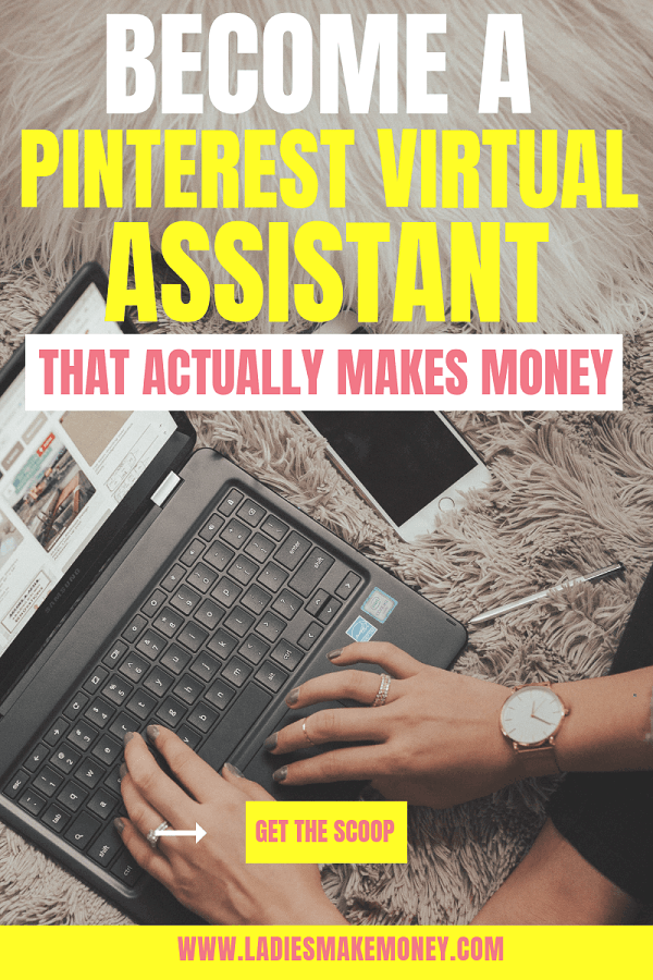 Use Pinterest to make a full time income online! Learn how to become a Pinterest virtual assistant and start your own online Pinterest business. Find out how to make $25-$50 per hour using Pinterest by becoming a Pinterest VA! Everything you need to know about being a Pinterest Manager #pinterestvirtualassistant