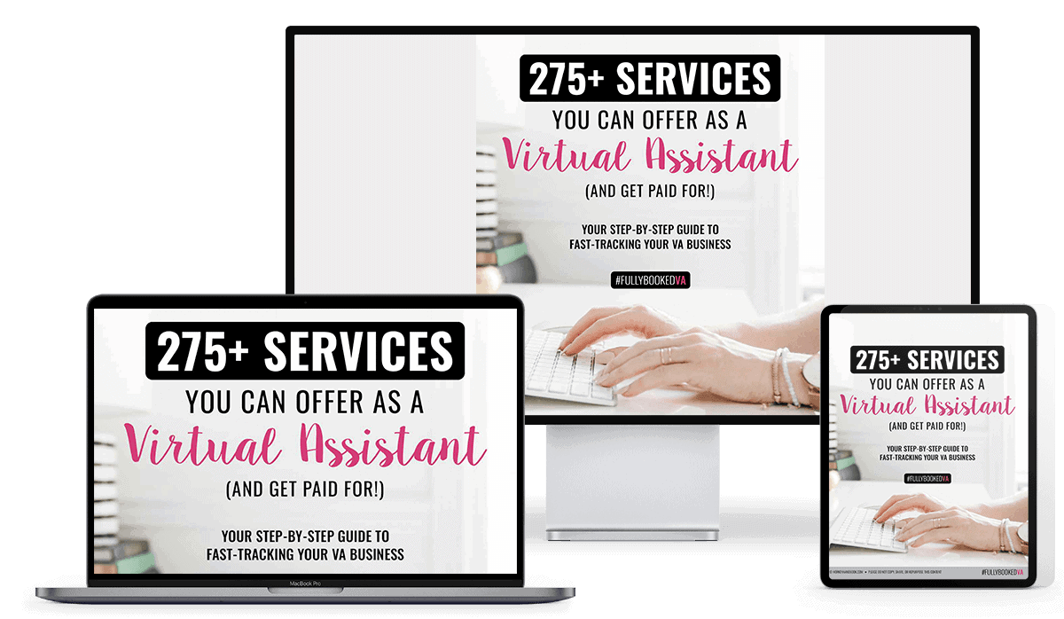 Here is a list of 275 services you can offer as a VA