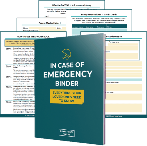 Here is how to build your own in case of an emergency binder also known as a grab and go. This 100 page PDF File is filled with all the in case of an emergency binder printables you can use to create your own emergency family binder. Use this checklist to create your own grab and go binder #familybinder #incaseofanemergencybinder