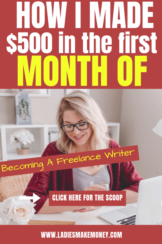 Becoming a freelance writer. Find out to make $500 as a freelancer and work from home. Get paid to write from home. #freelancewriter #becomingawrite Get paid to blog with out tips.