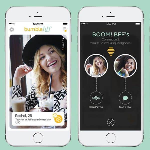 Use the Bumble BFF App to make new friends. #makefriends #bumblebff