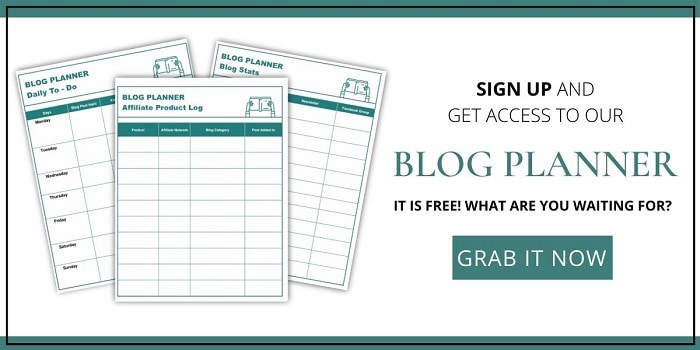 Blog planner for bloggers! Grab this blog planner today! #blogplanner