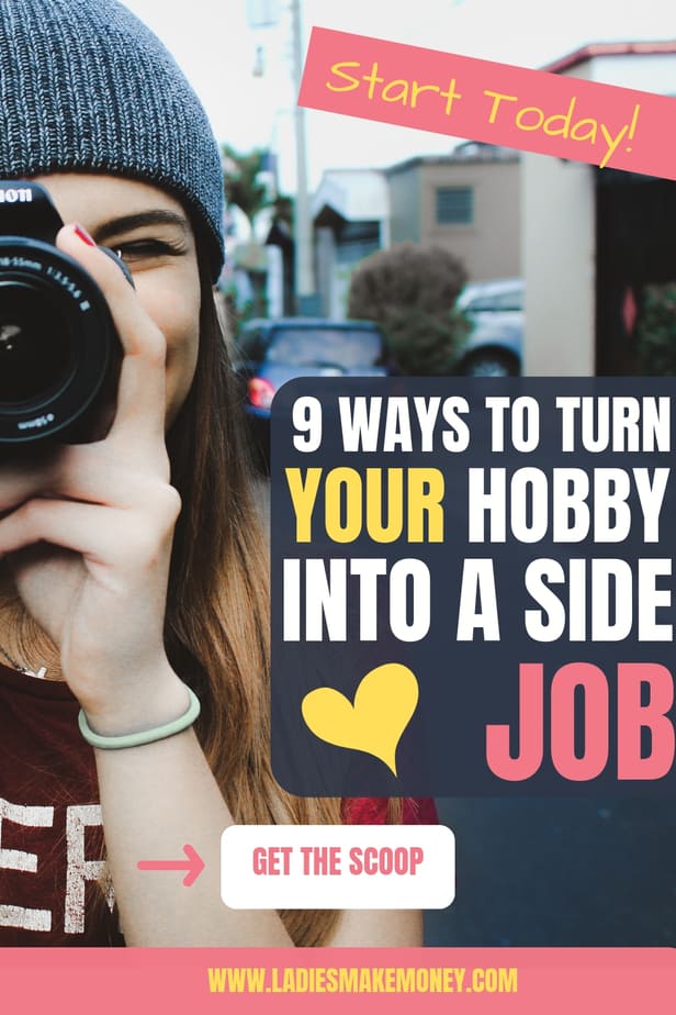 Here are the tips you need to turn your hobby into a side job. If you are looking for a side hustle, then this is how turn your hobby into a career of a part-time job #partimejobs #hobbies