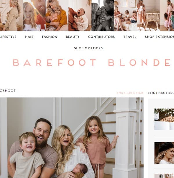 the barefoot blonde