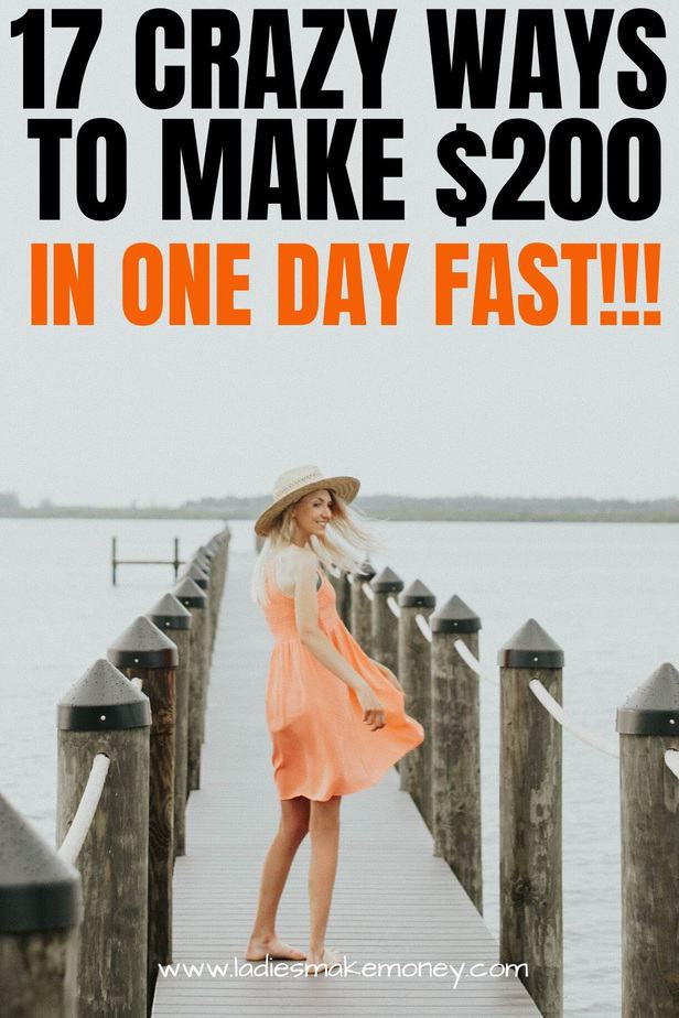 Learn the exact steps I use to make $200 in just one day. You can now make $200 fast using these 17 amazing side hustle ideas right now #makemoneyonline #makemoneyfast #moneytips