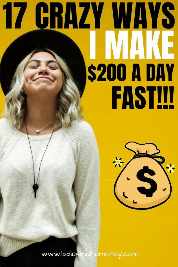 Are you looking for ways to make $200 in one day really quickly? We have over 17 ways to make $200 fast with little to no efforts. You can make money online working from home using our tips. Make extra money fast using these 17 easy strategies #workfromhome #makemoney #makemoneyonline #moneytips