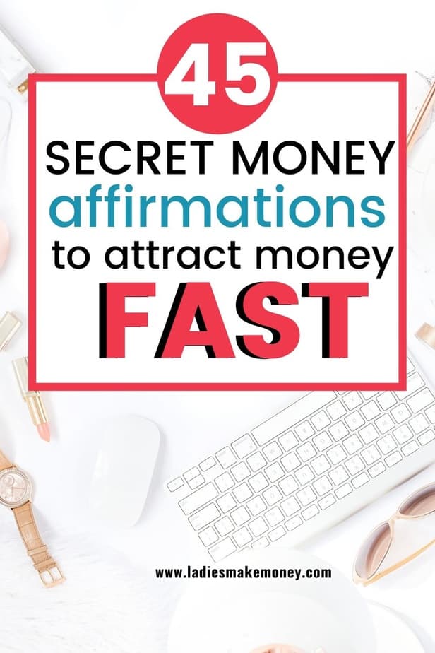 Check out these amazing positive affirmations for money. If you are looking for creative ways to make money fast, I would use money affirmation. Here is a list of money affirmations that work fast for you to try #moneyaffirmations