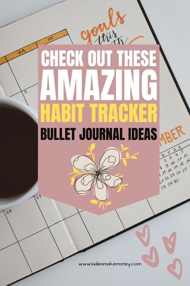 Here is a list of Habit Tracker Bullet Journal Ideas! his list of bullet journal template ideas is everything you need right now. habit tracker spreads in your bullet journal? #bulletjournal #bullethabittracker