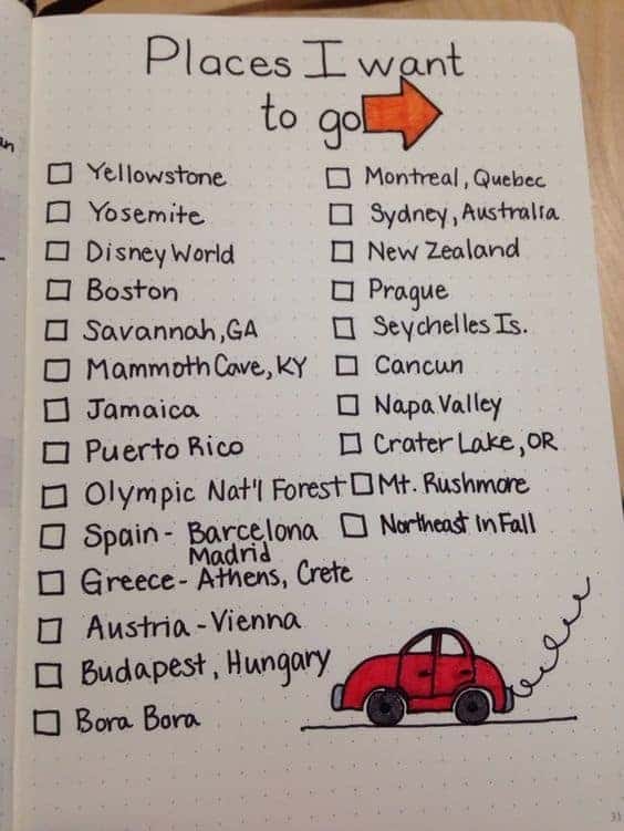 Track your bucket list today easily!