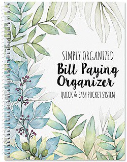 Bill Paying Organizer from Simply Organized to help you pay your bill! #billorganizer