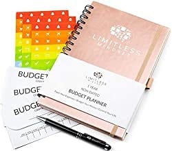 Grab the limitless mindset budget planner today to help you better budget! #budgetplanner #budgettingtips