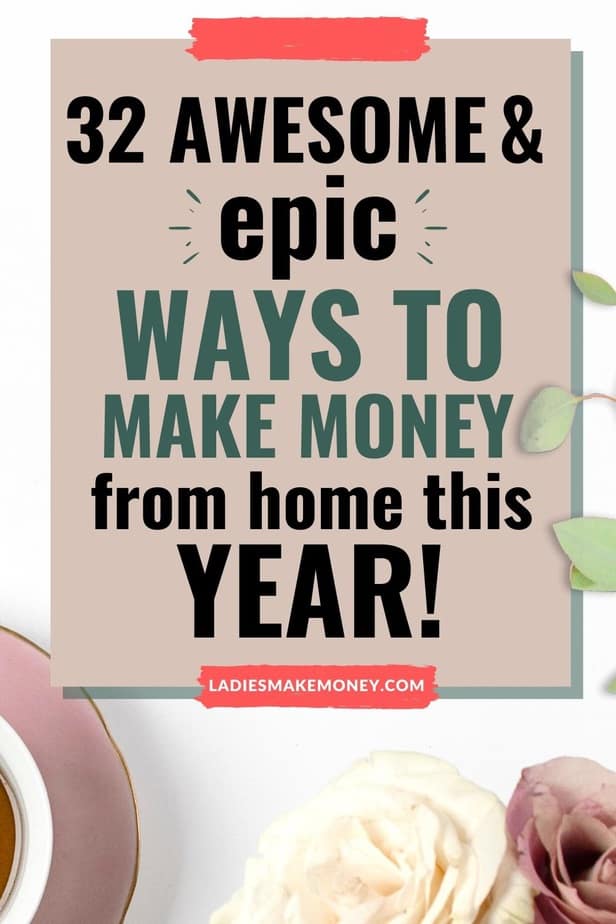 If you are looking for legitimate ways to make money from home, here are 32 legitimate ways to make money at home that you can start today! If you are looking for ways to make extra cash from home, you will need to click here - Make Extra Money From Home-Make Money From Home Tips #workathome #makingmoneyfromhome