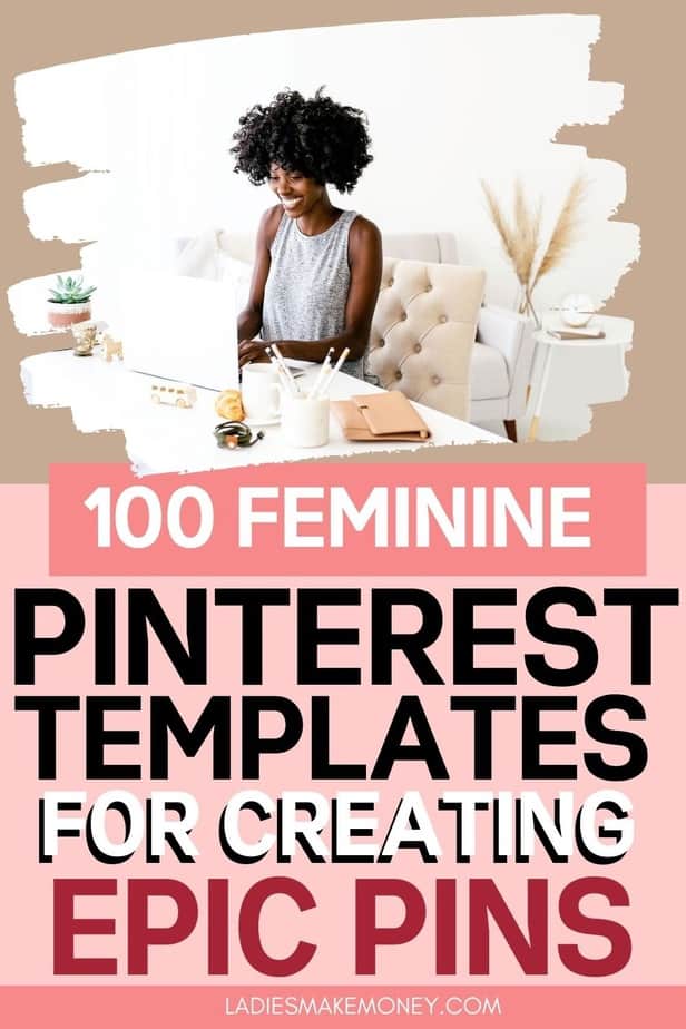 Feminine Canva Pinterest templates for Bloggers. feminine pinterest templates for Canva - these are fully customizable to match your brand - change the colors, fonts, images and more! All you need is a free Canva account to make pin design much easier and much faster! #pinteresttemplates #canvatemplates #pinterest #pindesign