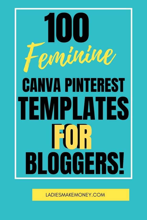 Feminine Canva Pinterest templates for Bloggers. feminine pinterest templates for Canva - these are fully customizable to match your brand - change the colors, fonts, images and more! All you need is a free Canva account to make pin design much easier and much faster! #pinteresttemplates #canvatemplates #pinterest #pindesign